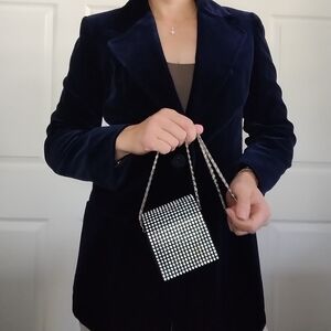 Arnold Scaasi Pave Box Bag Vintage Purse